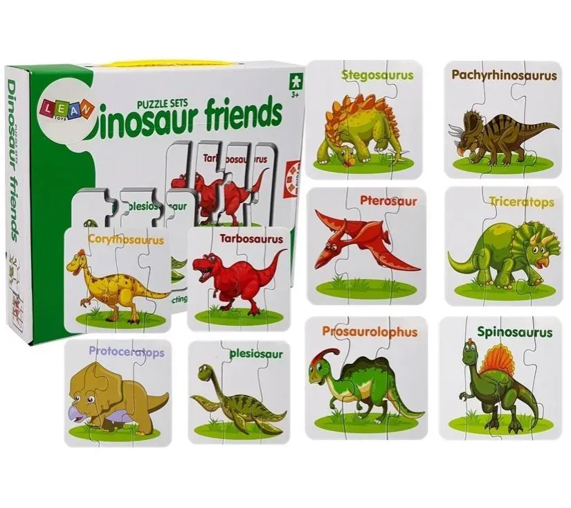 edukativne puzzle - dinosauri na engleskom - slika 2