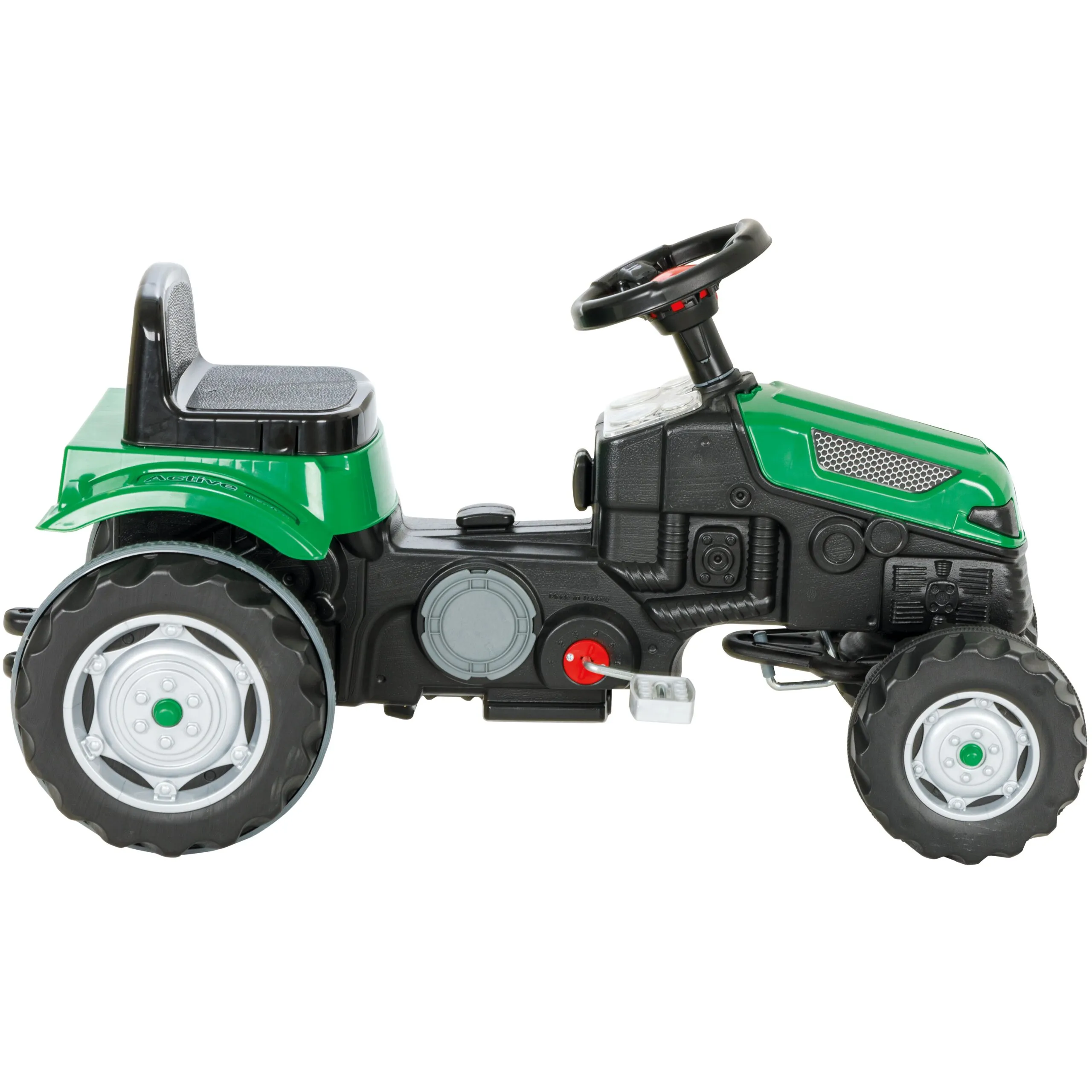 woopie traktor s pedalama - zeleni - slika 4