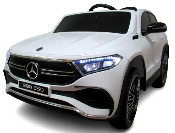 mercedes eqa bijeli auto na akumulator eva, koža - slika 2