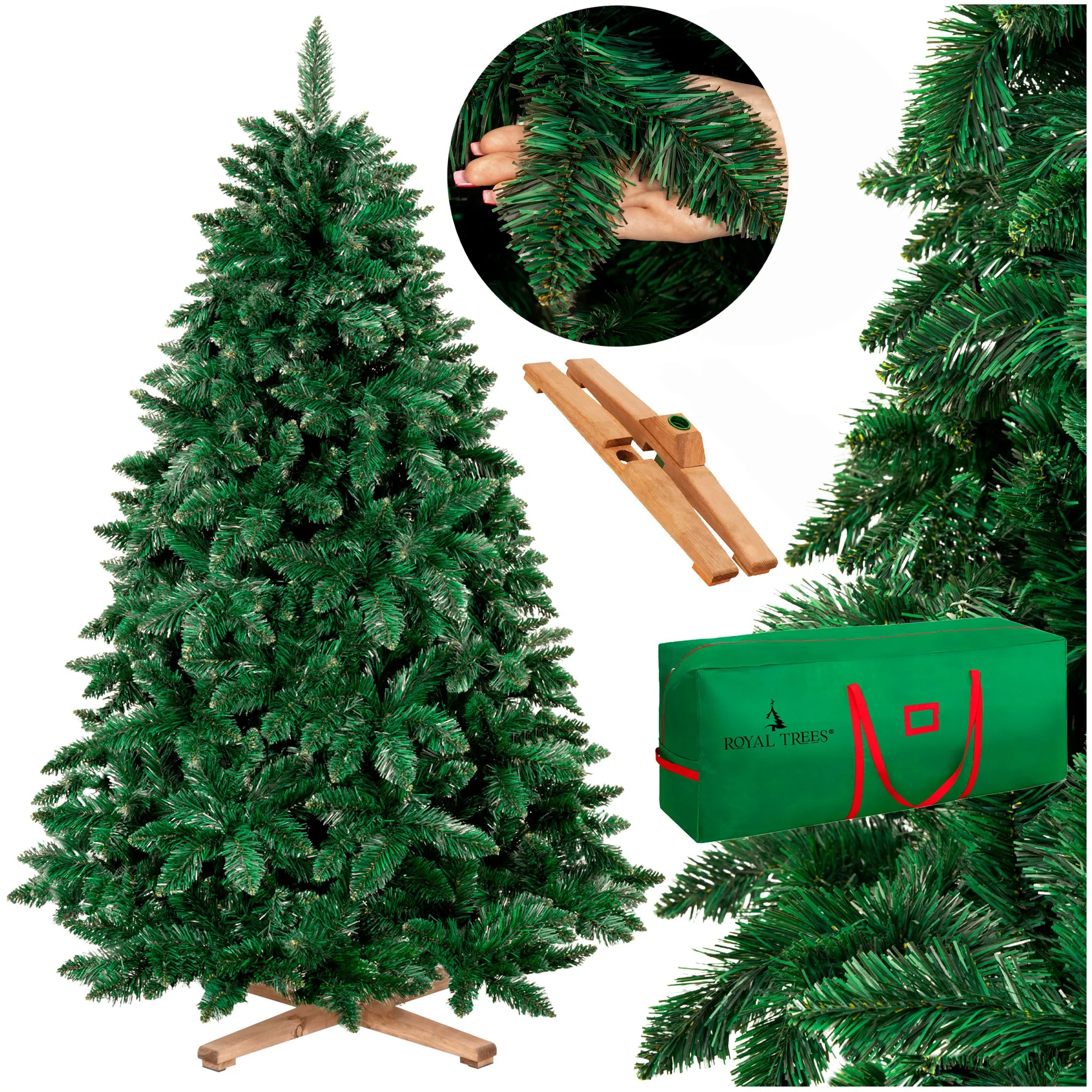 royal trees umjetna božićna jelka šumski bor premium 180 cm - slika 12