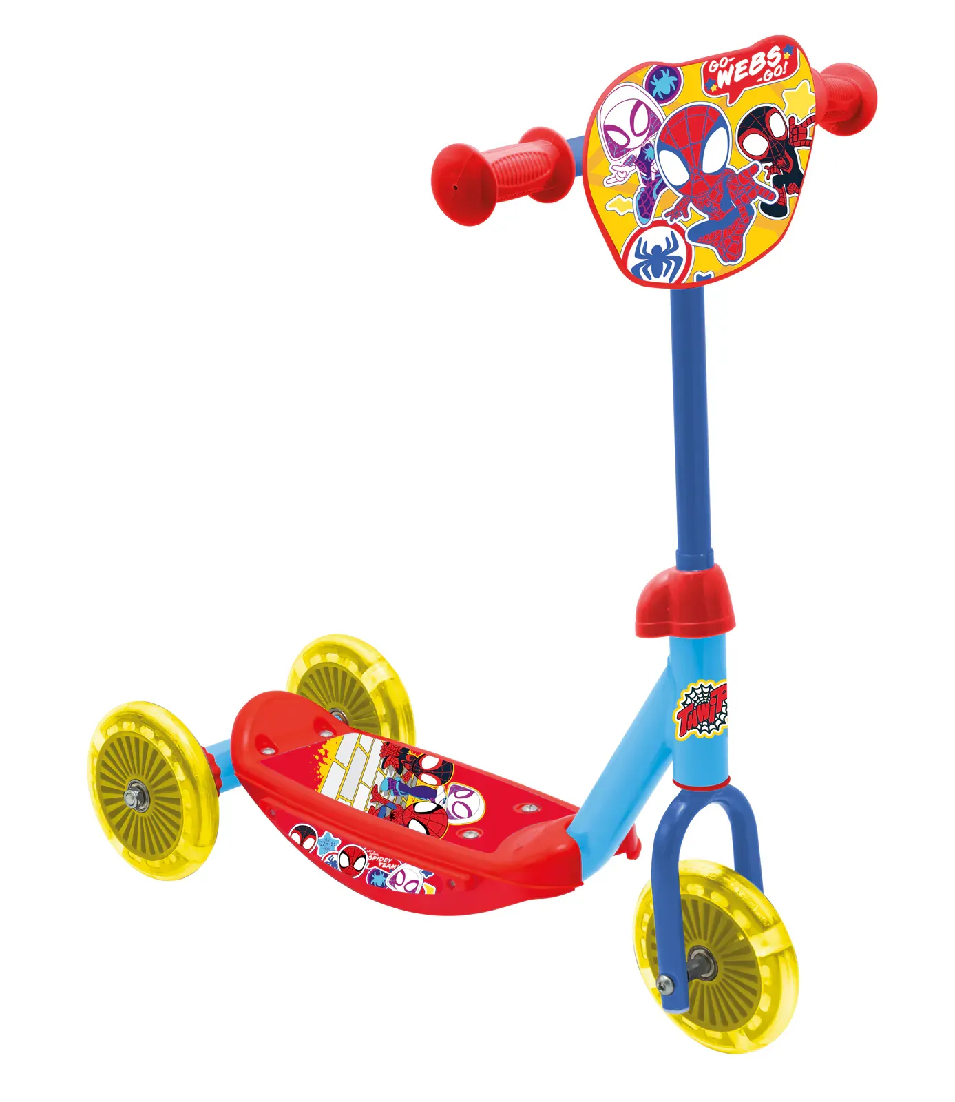 dječji romobil na 3 kotača spiderverse - slika 2