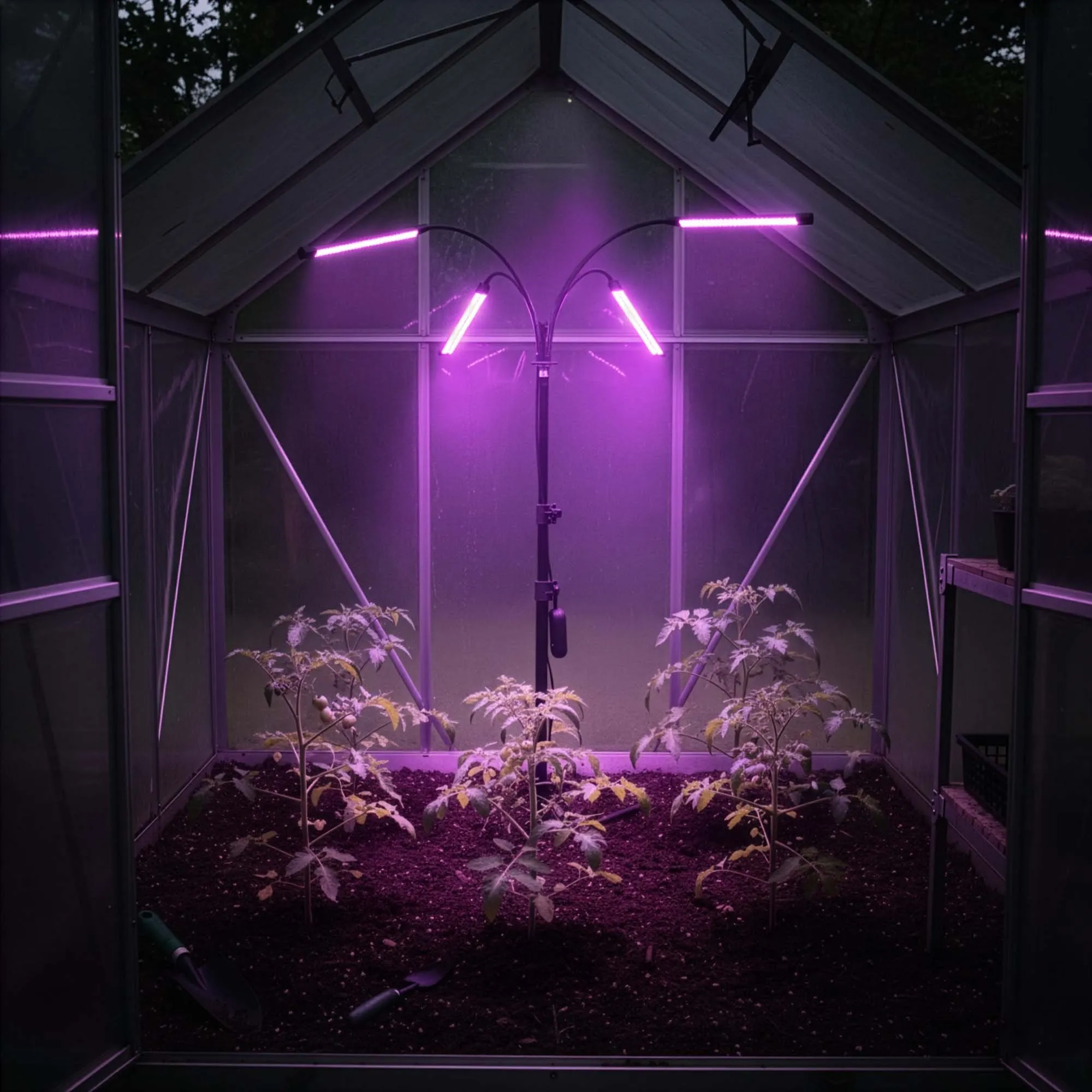 led svjetlo za biljke ljubičasta (crvena + plava), crvena, plav - slika 5