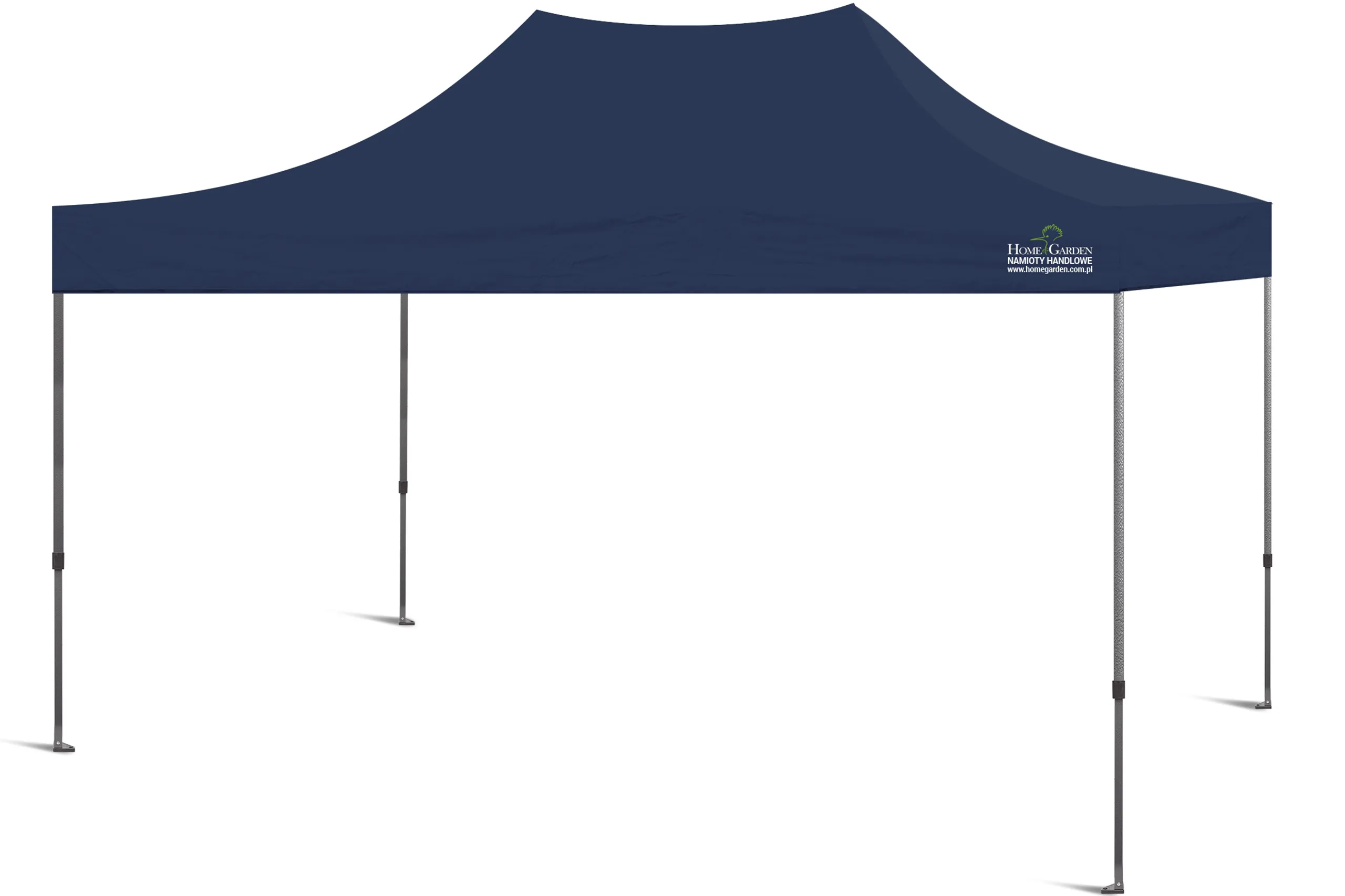 komercijalni šator 450 x 300 cm tamnoplave boje - slika 3