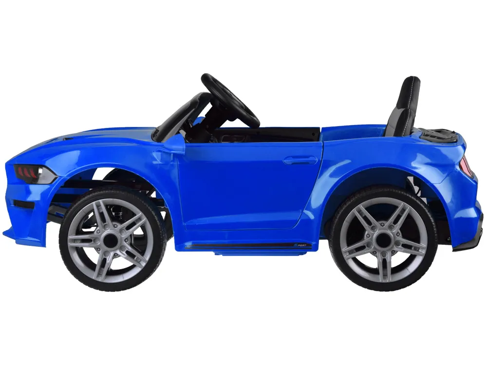 automobil na akumulator gt mustang plavi - slika 4