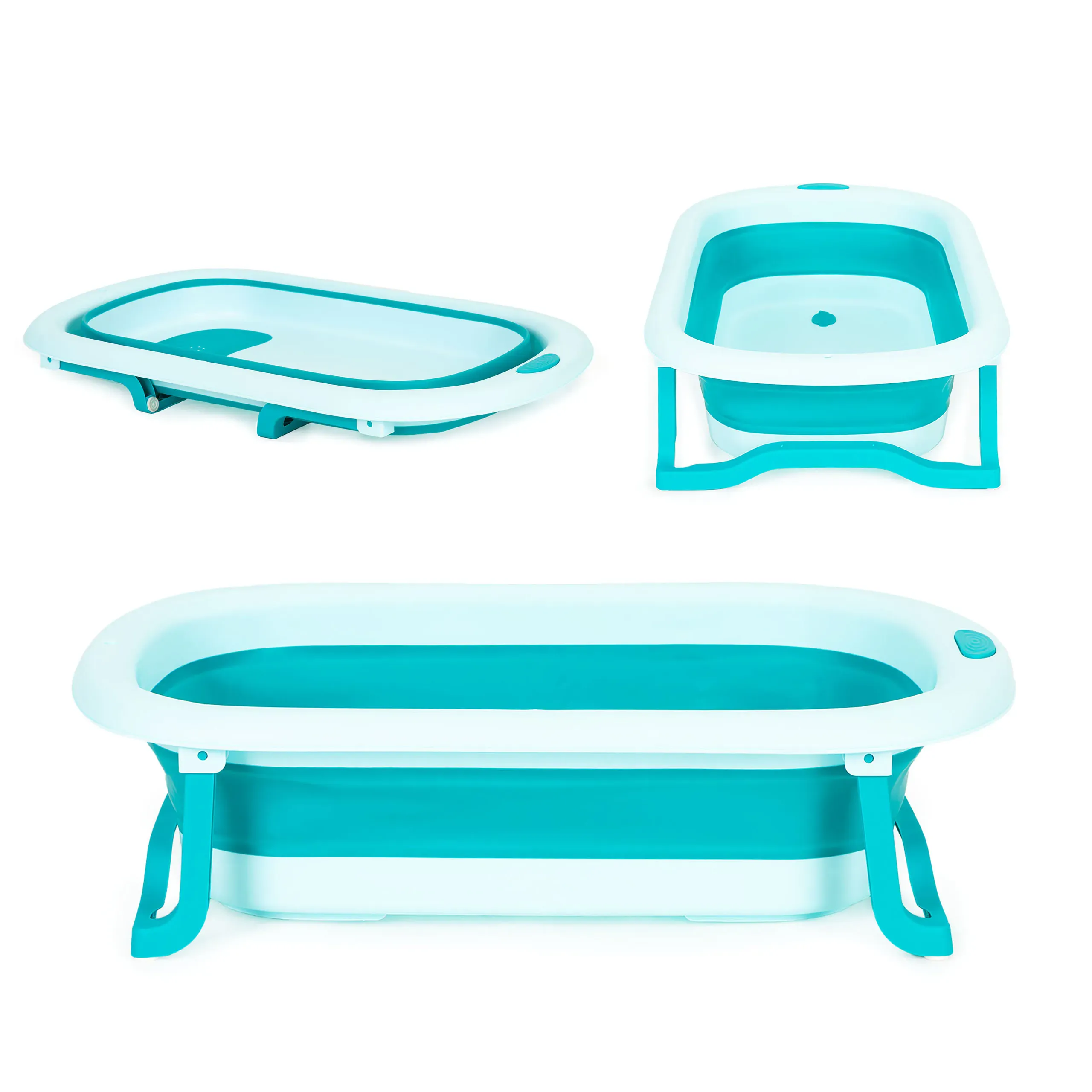 ecotoys sklopiva kadica za bebe plava - slika 2