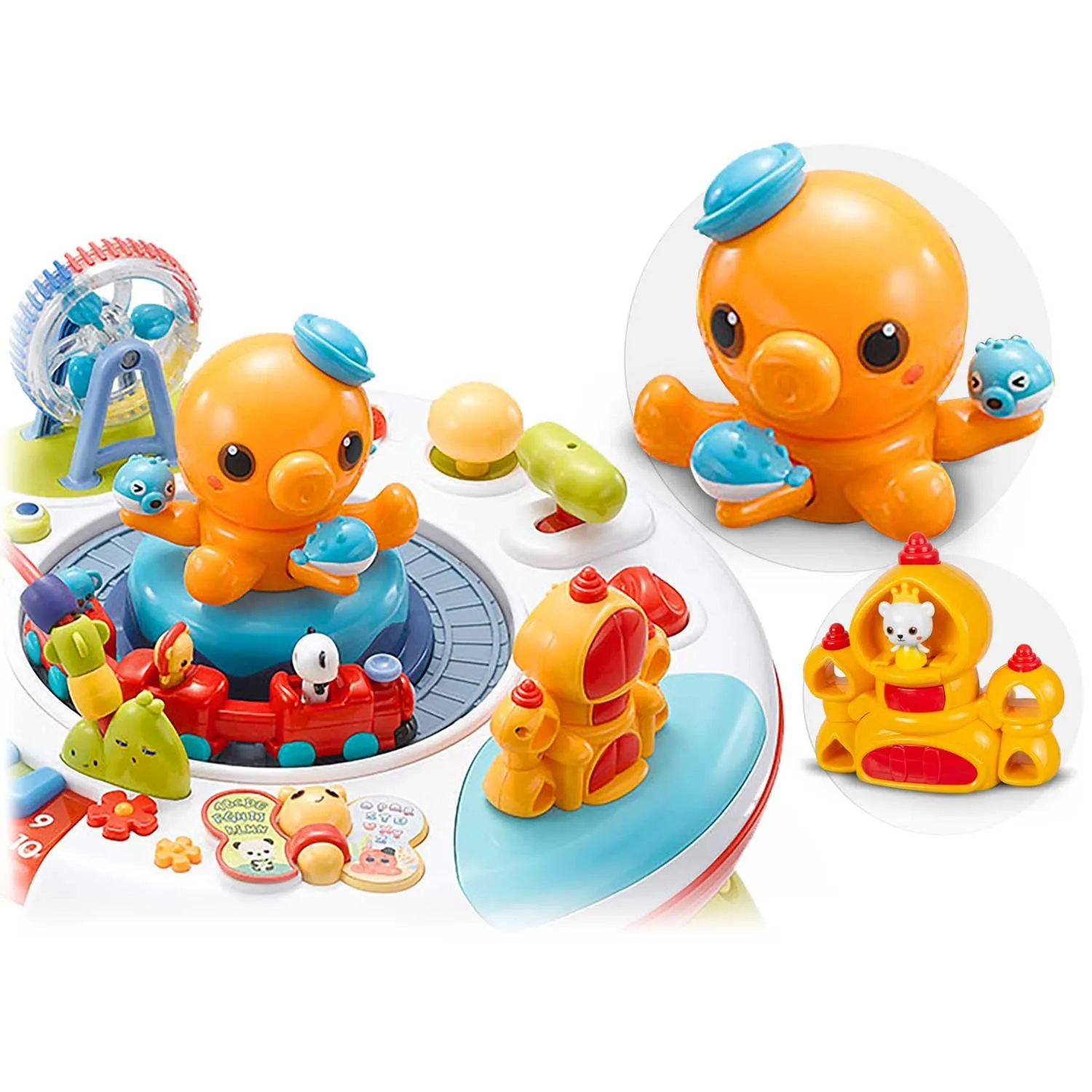 ricokids edukativni stol s glazbom i zvukom - slika 7