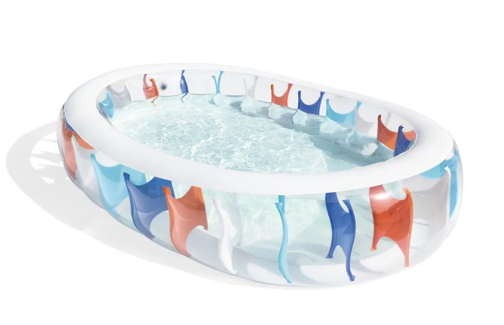 bestway 54066 bazen na napuhavanje 229x152x51cm šareni - slika 3