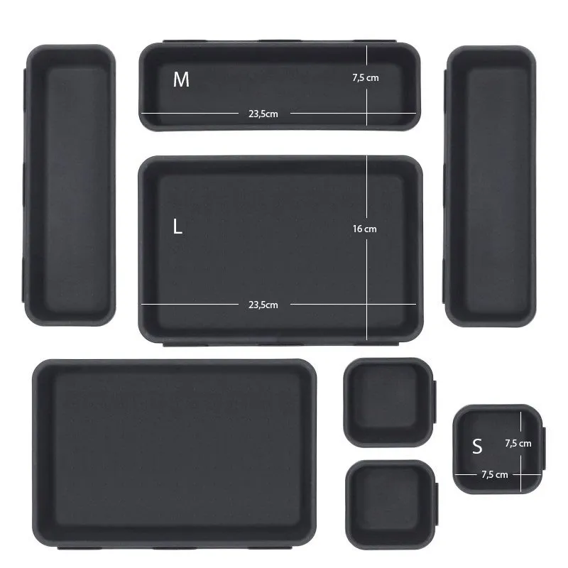 set organizatora, crni - slika 11