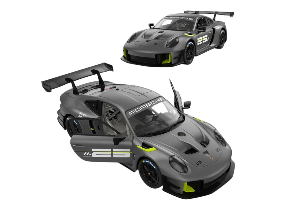 auto na daljinski rc rastar 1:18 porsche 911 gt2 sivi 68 elemenata - slika 4