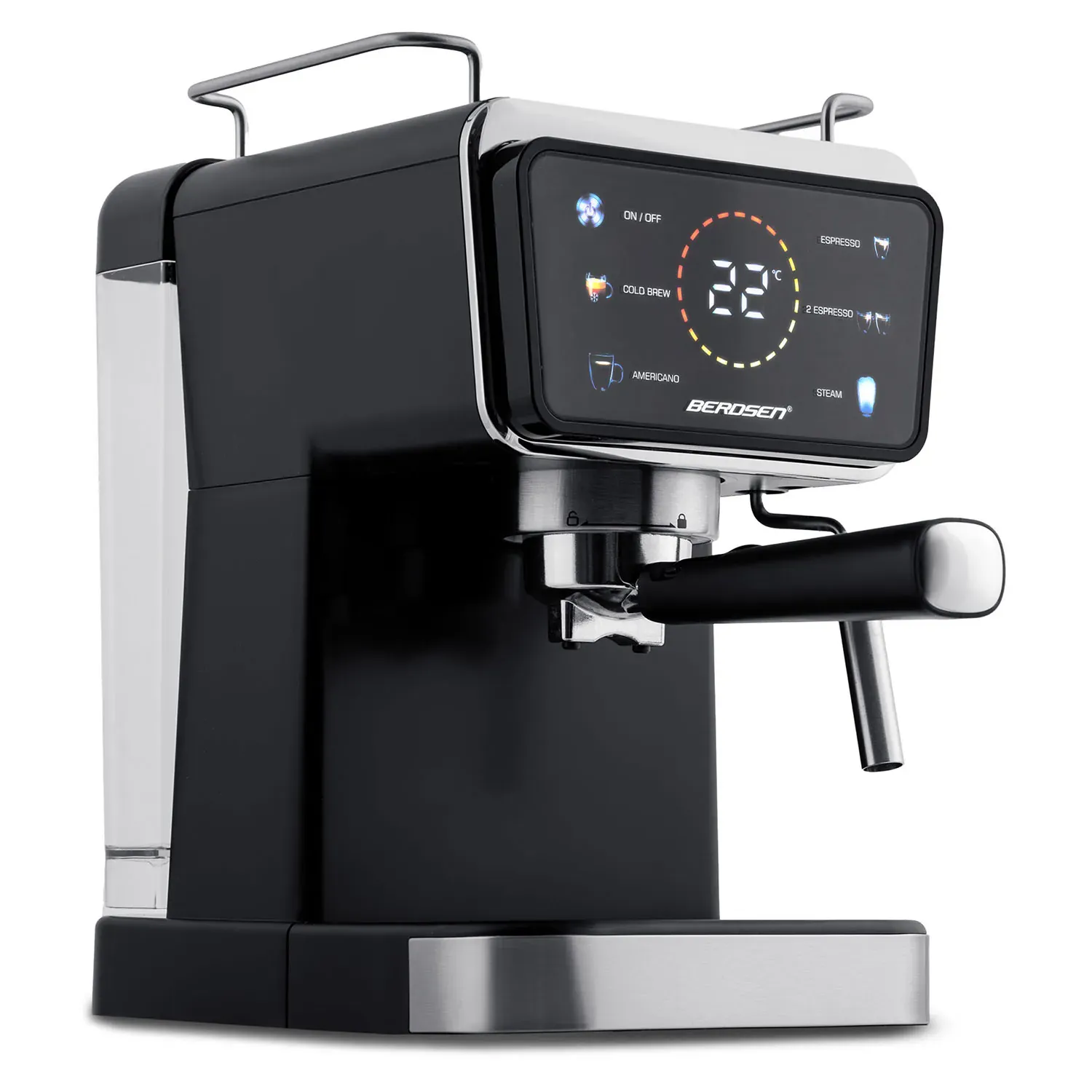 berdsen bd-771 aparat za espresso od 20 bara, crni - slika 4