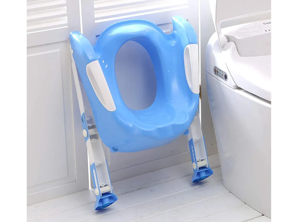 dječji nastavak za wc sa stepenicom plavi - slika 8