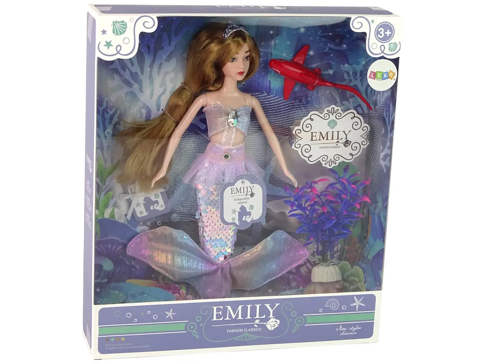 lutka emily - roza sirena s dodacima - slika 6