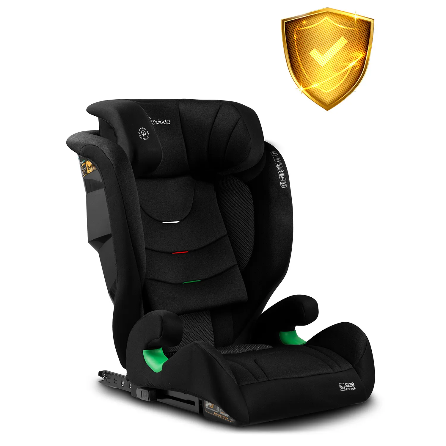 nukido louis soft crna autosjedalica 15-36 kg isofix - slika 8