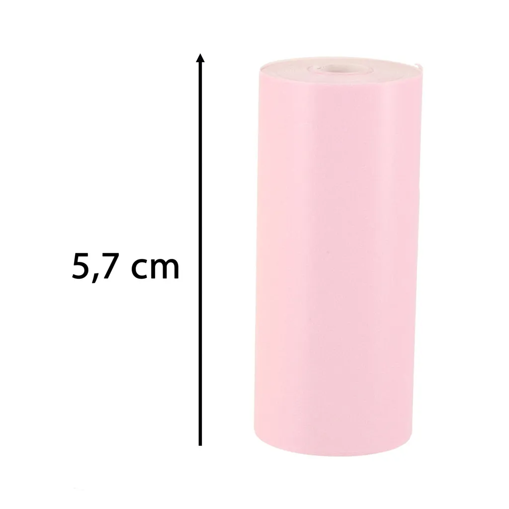 role termo papira za mini printer 5.7cmx3m 3 kom u boji - slika 4