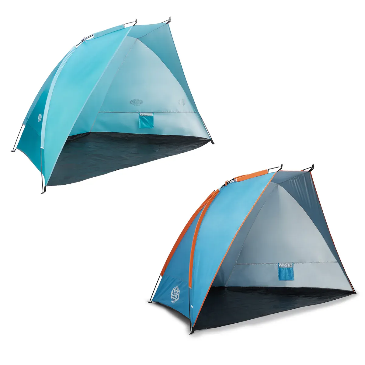 plavi šator za plažu 260x120x120 nils camp - slika 2