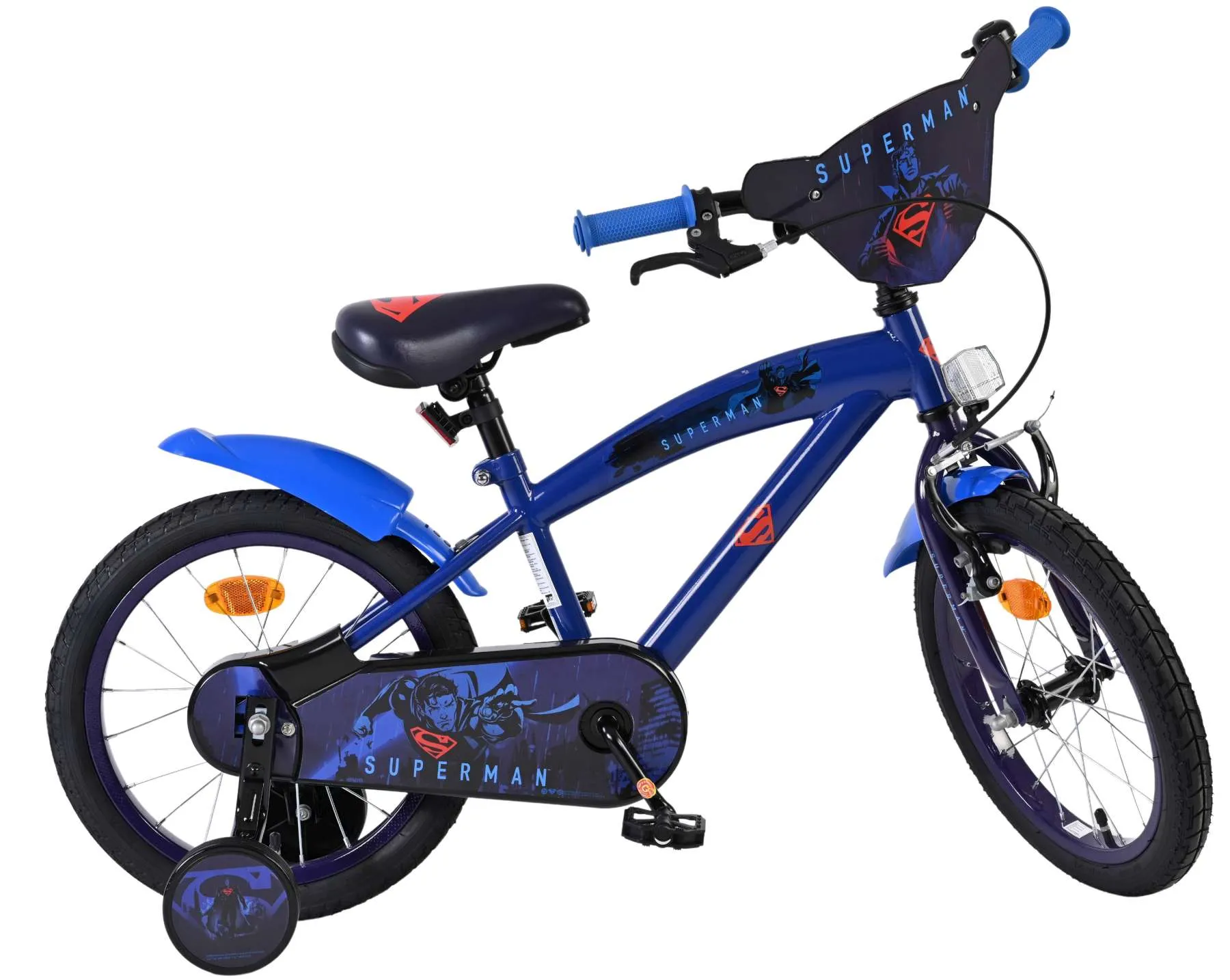 volare dječji bicikl superman 16″ plave boje - slika 11