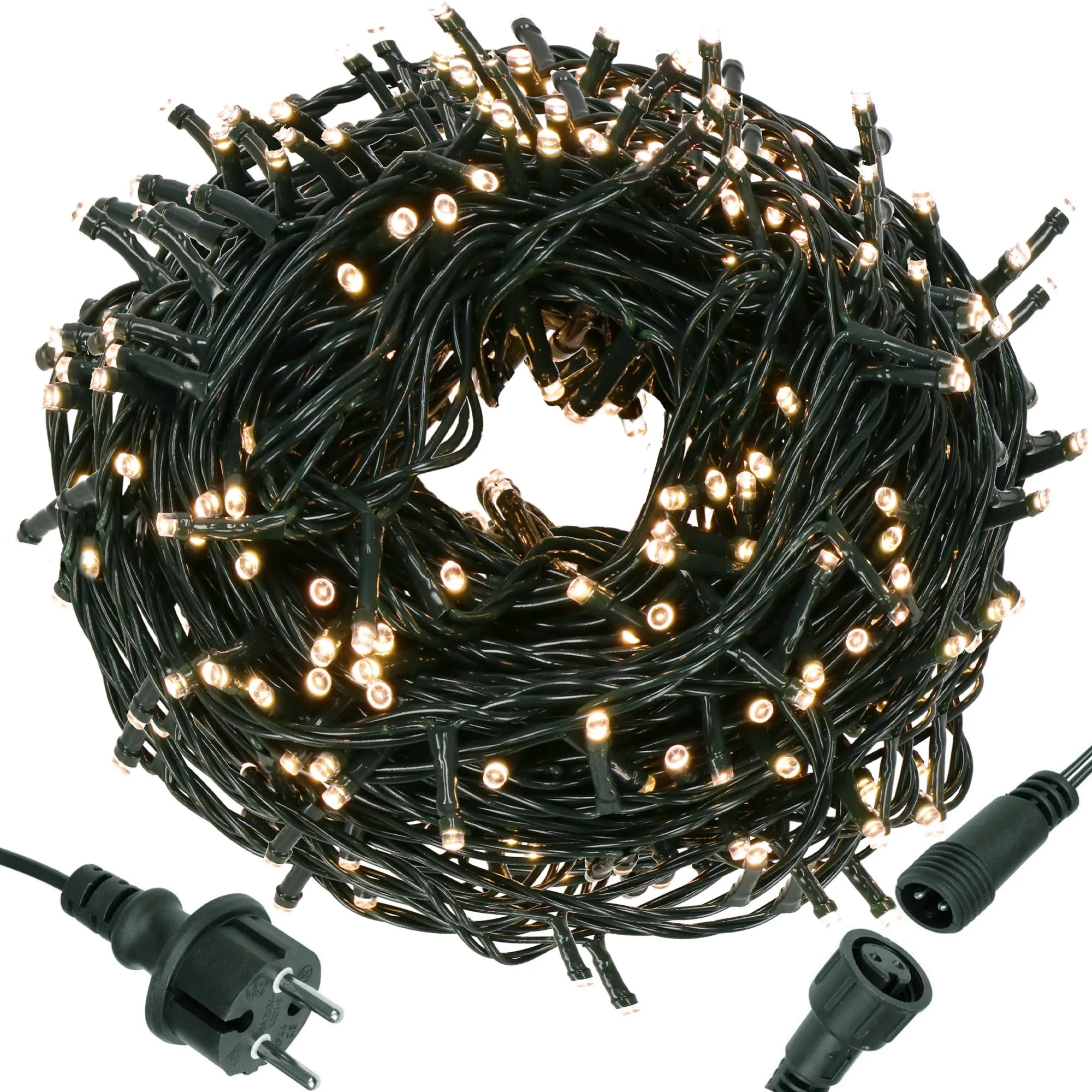 springos božićne lampice, 500 led, 31,5 m, toplo bijela - slika 7