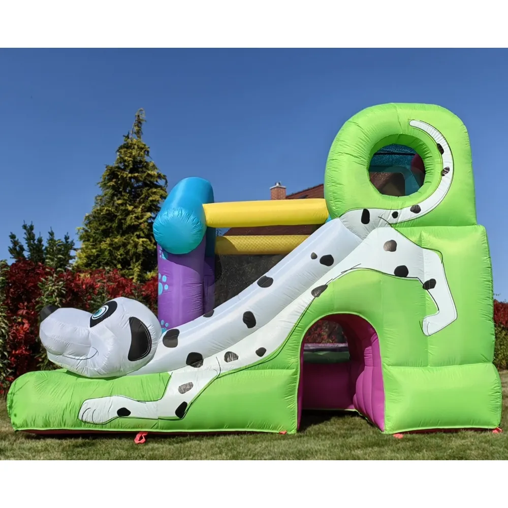 happy hop puppy land dog dvorac na napuhavanje s toboganom - slika 22