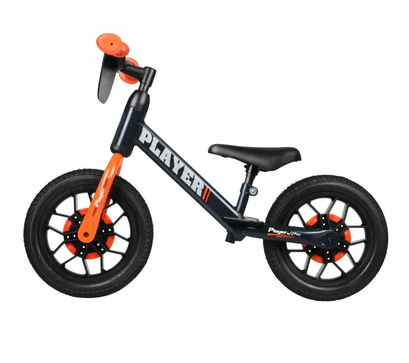 qplay dječji bicikl bez pedala player narančasta - slika 2