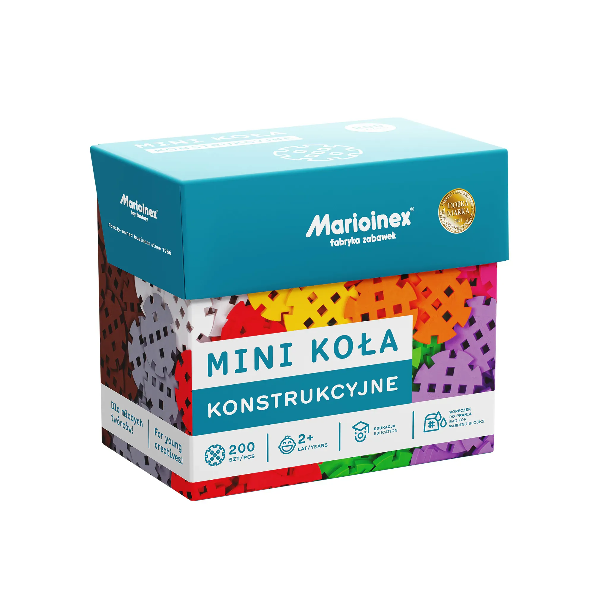 marioinex set waffle mini kotačića 200kom. - slika 2