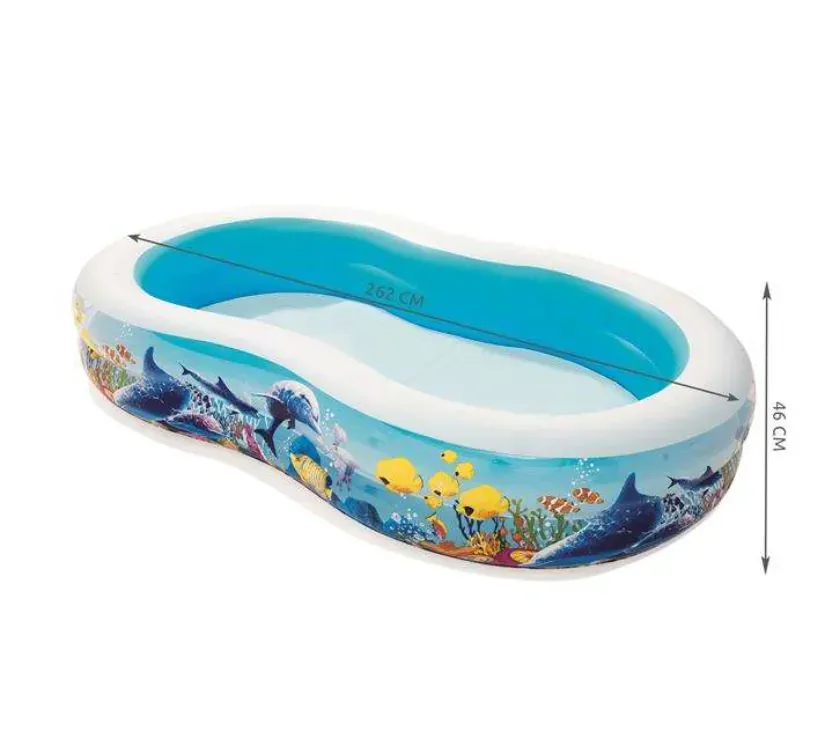 bazen na napuhavanje bestway 262*157*46cm - slika 4
