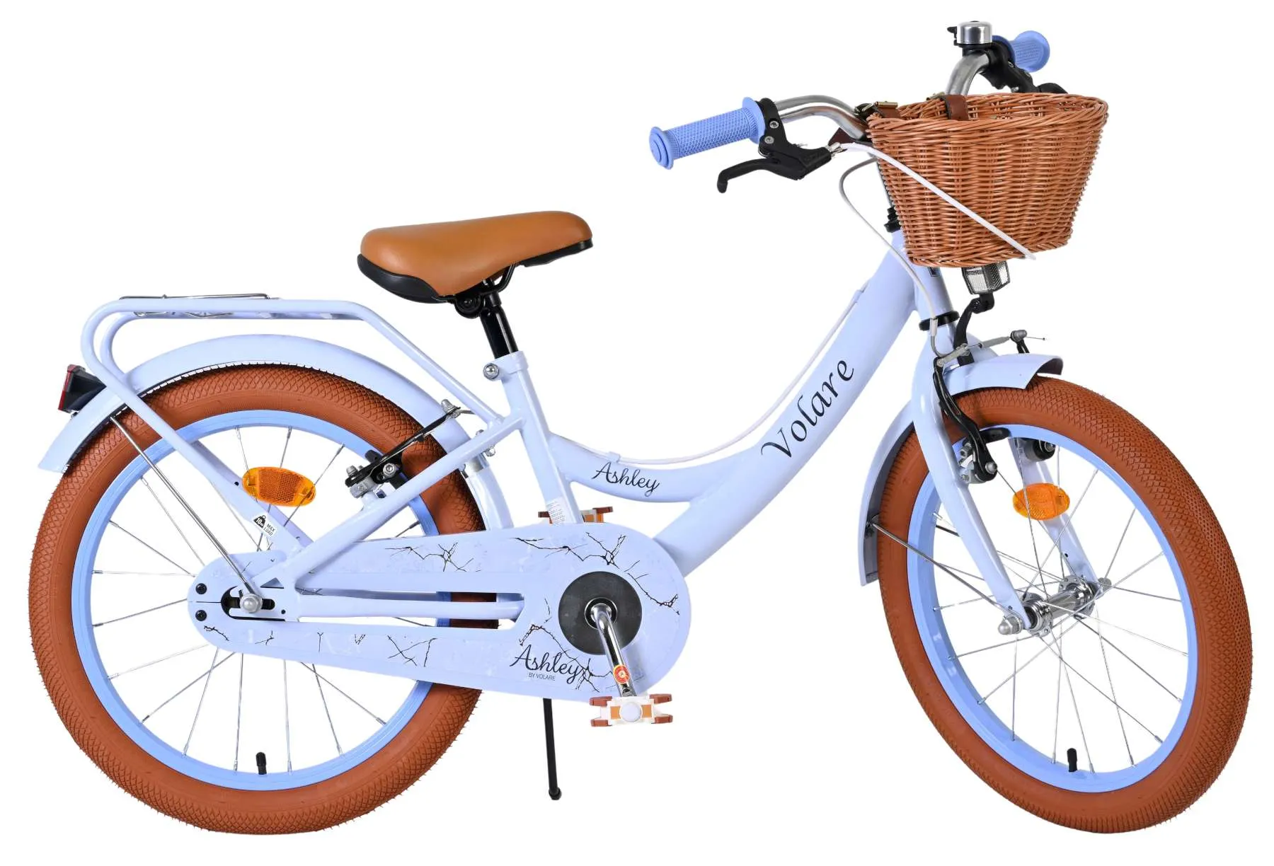 volare dječji bicikl 18″ ashley pastelno plave boje, dvije ručne kočnice - slika 11