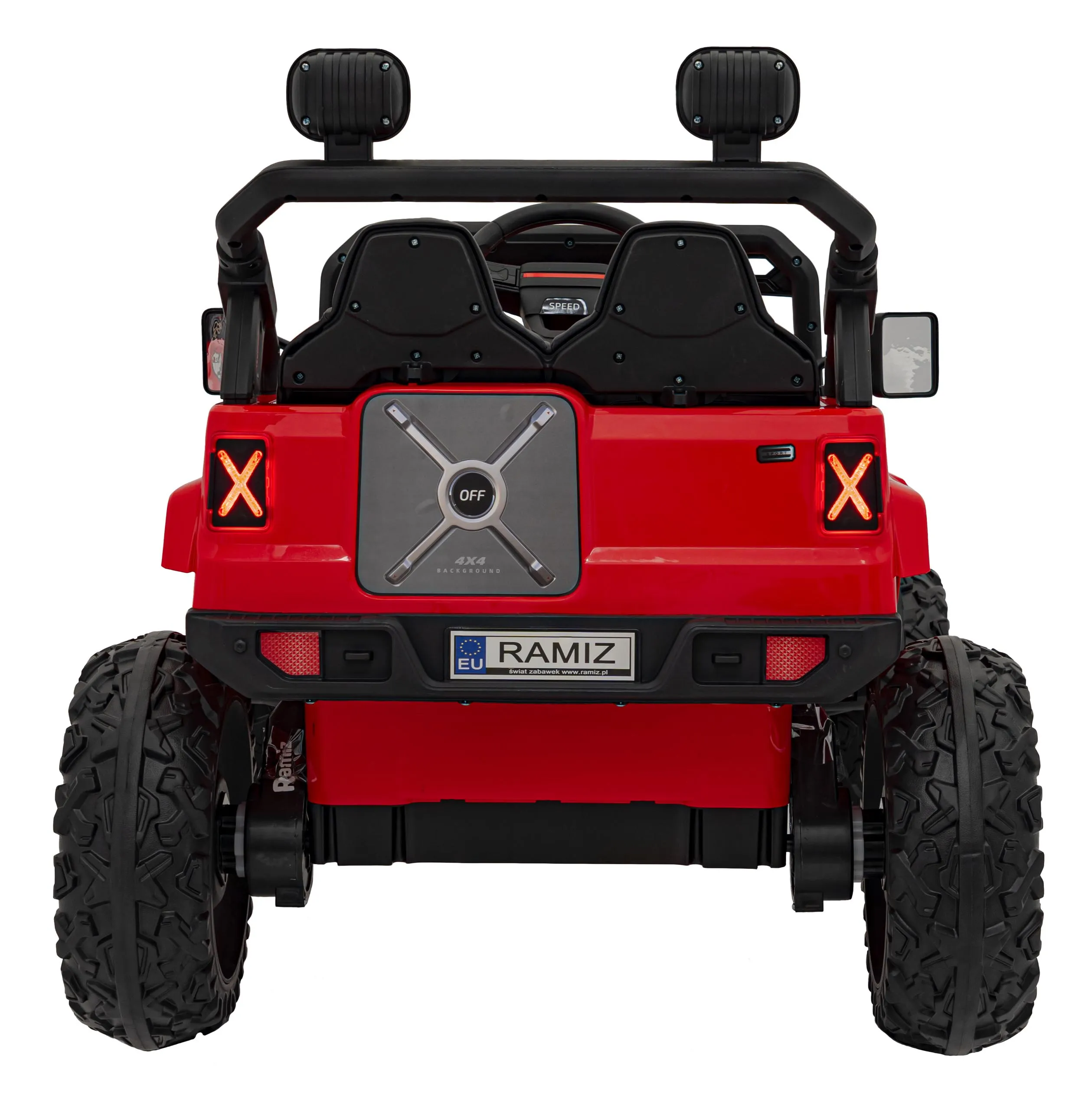 off-road, auto na akumulator, crveni - slika 7