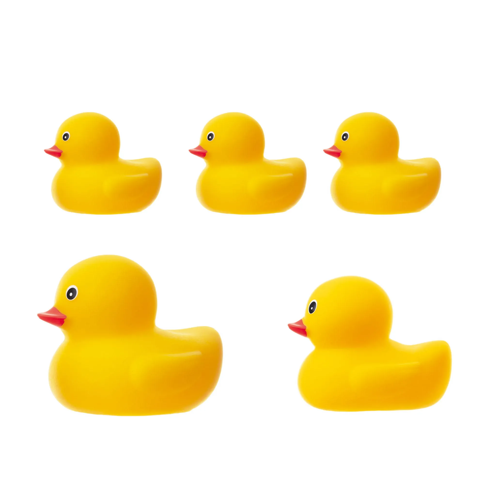 tullo set patkica za kupanje bez rupa 5kom. žute - slika 3