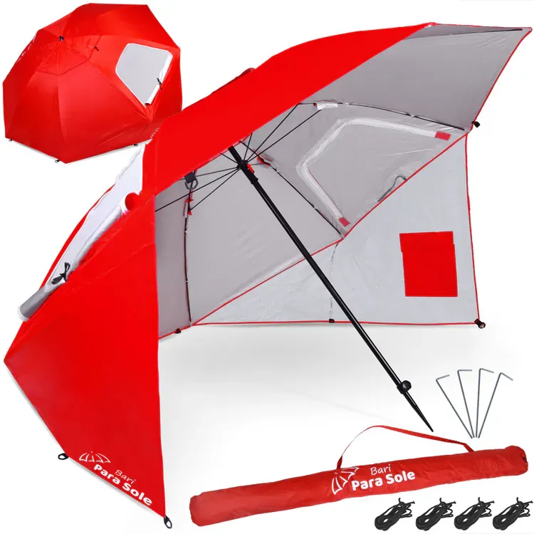 bari para sole suncobran za plažu upf 50+ savršen za plažu za vrt sp0784 - slika 2
