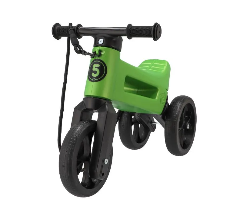 funny wheels tricikl super sport 2u1 metalic zelena - slika 7