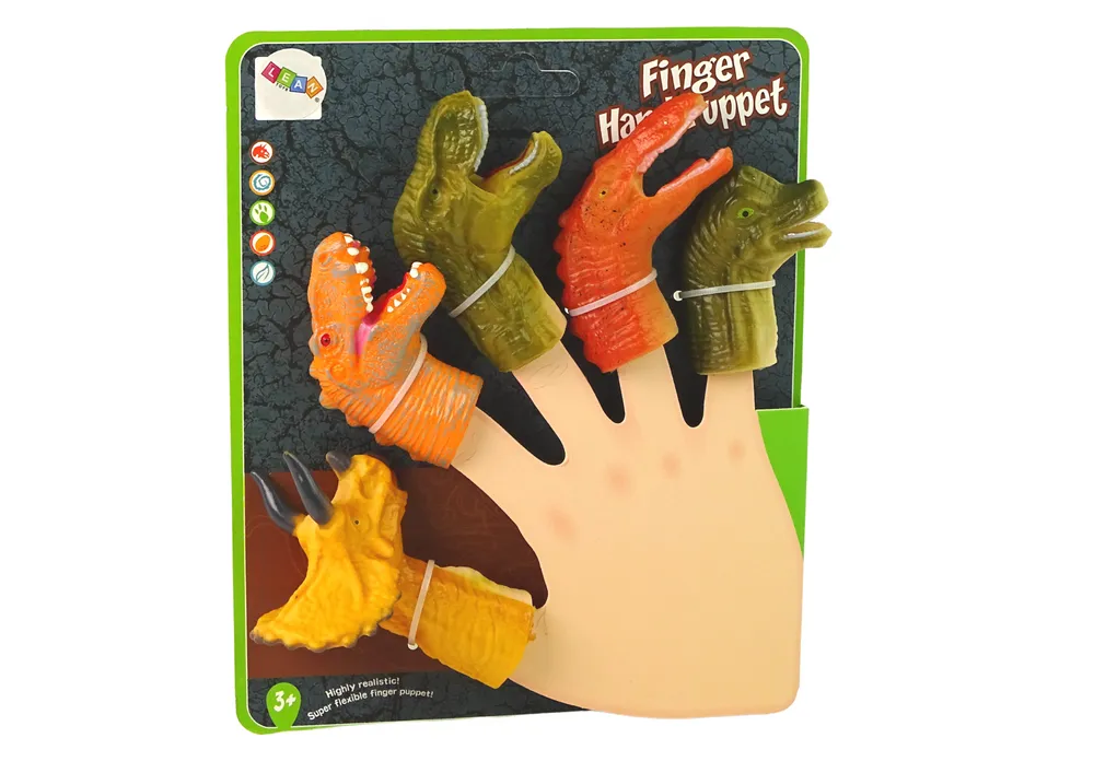 lutke za prste dinosauri životinje 5 kom. - slika 4