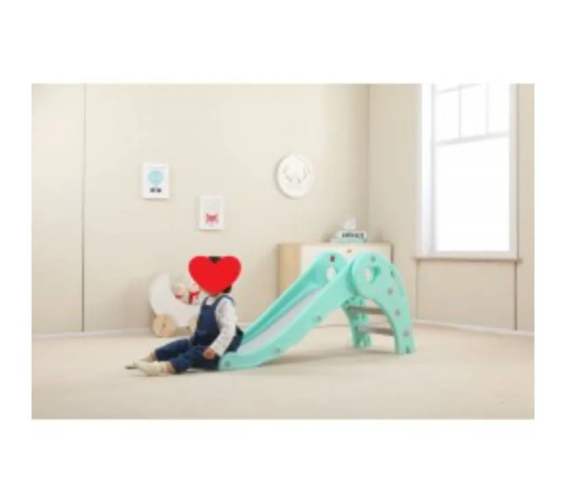 mamakids dječji tobogan za dvorište i igraonicu – mint boja 130 cm - slika 4