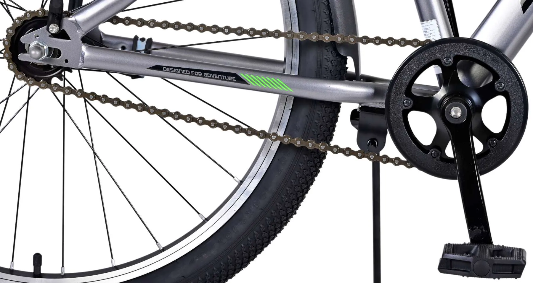 dječji bicikl volare cross 24" tamno sivi - slika 7