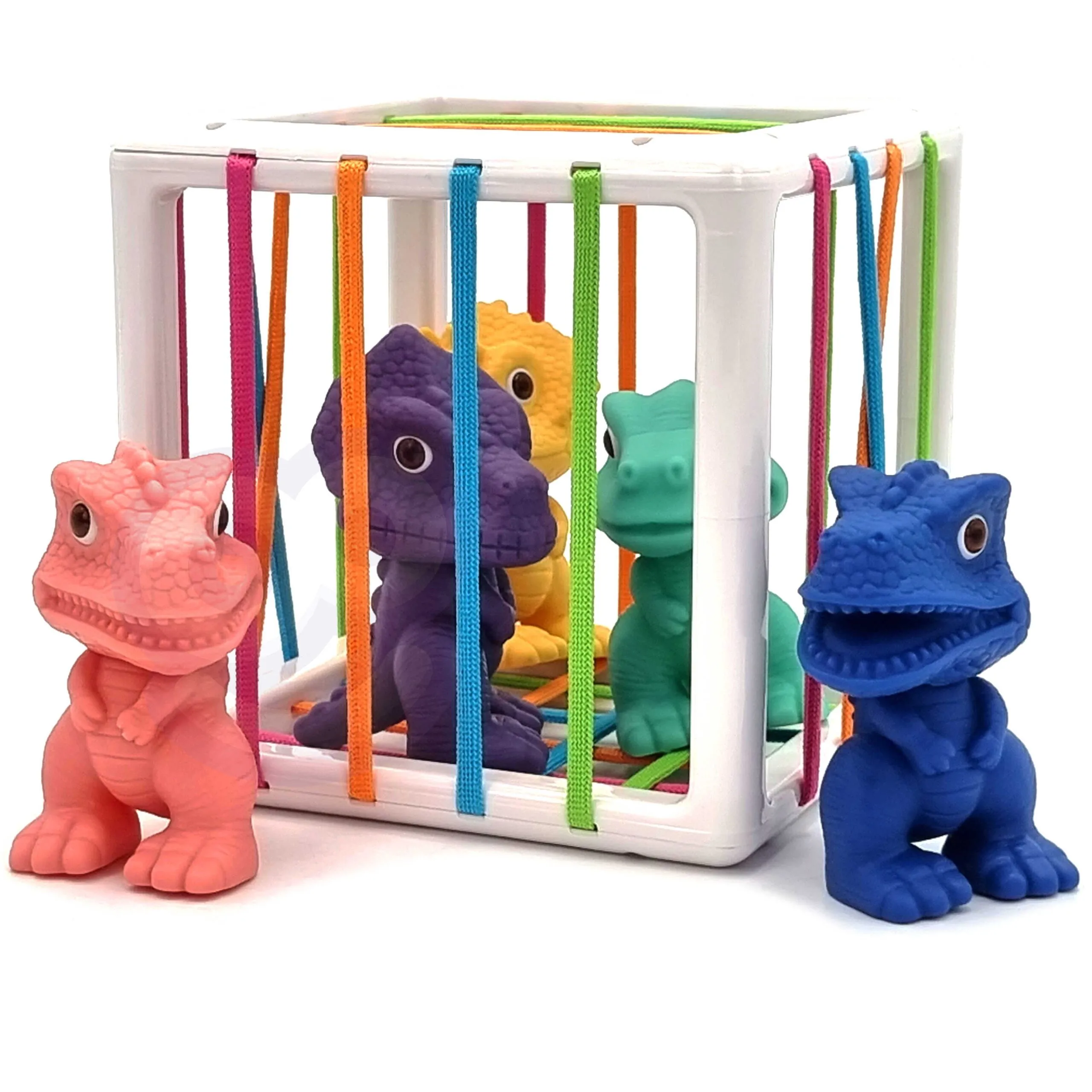 woopie fleksibilna senzorička kocka dinosaur - slika 4
