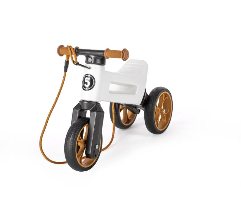funny wheels tricikl super sport 2u1 bijeli - slika 4