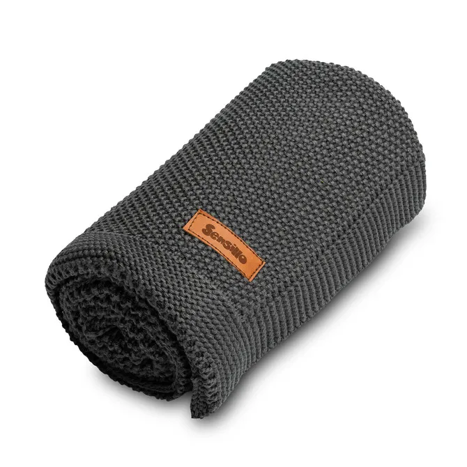 dekica bambus 100x80cm tamno siva - slika 7