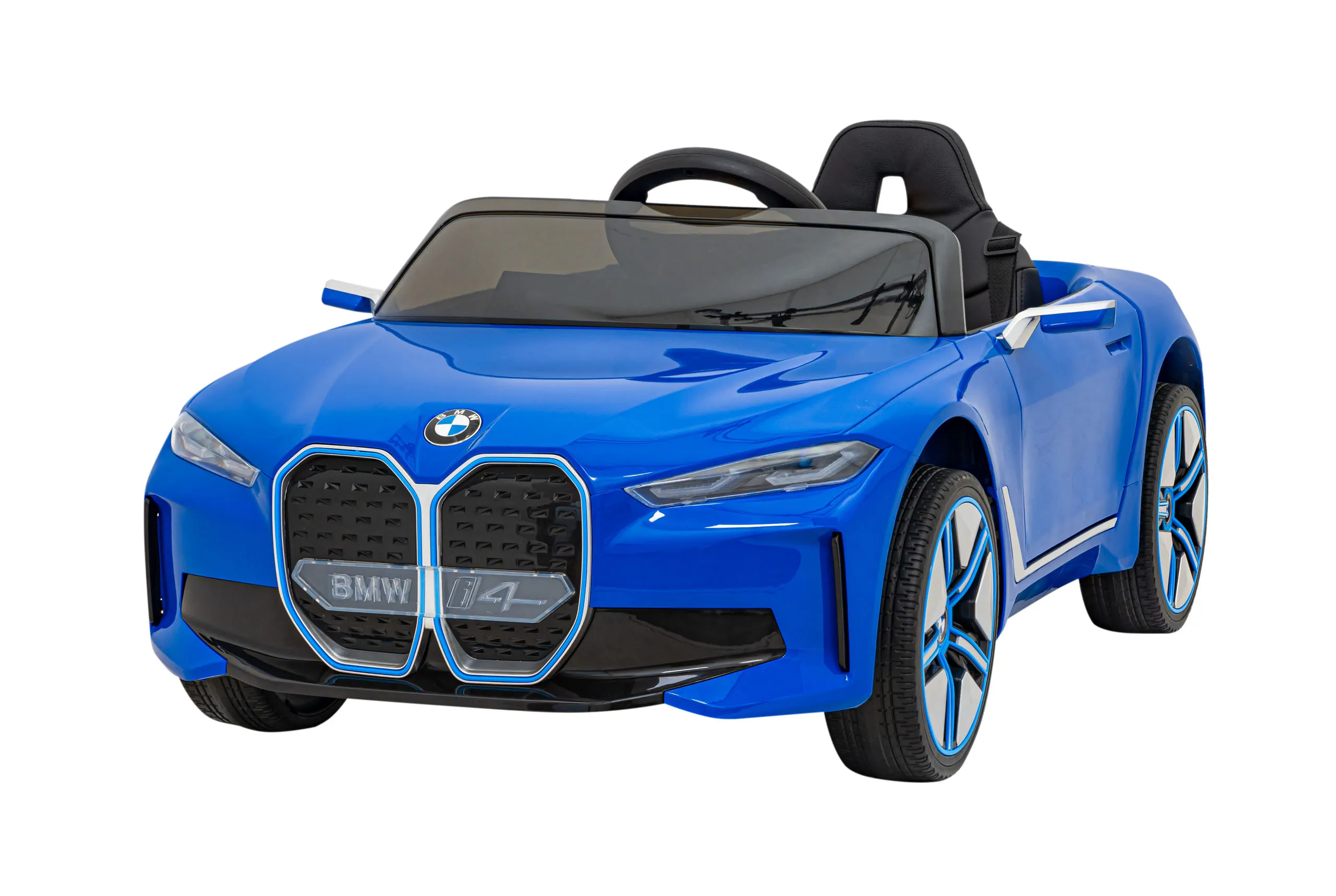bmw i4, auto na akumulator, plavi - slika 4
