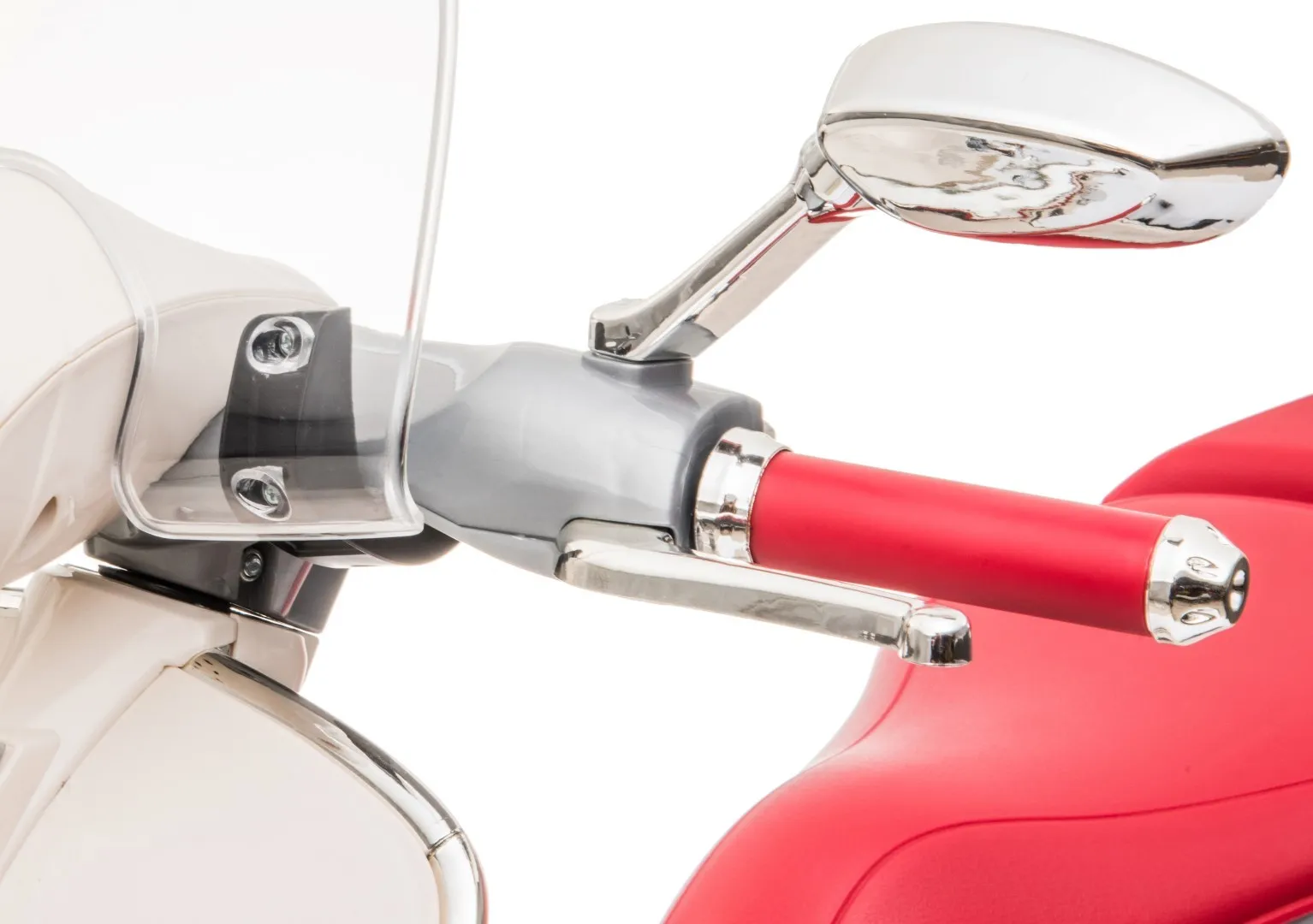skuter vespa na akumulator s usb priključkom - bijeli - slika 11