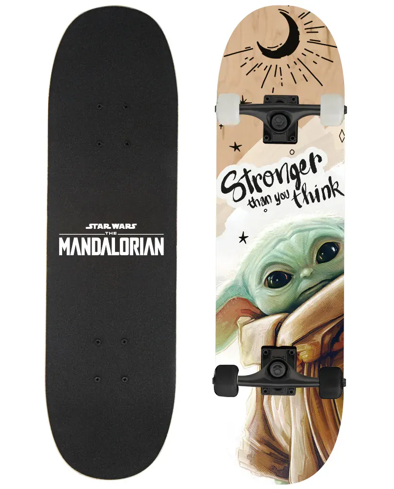 veliki drveni skateboard star wars - slika 2