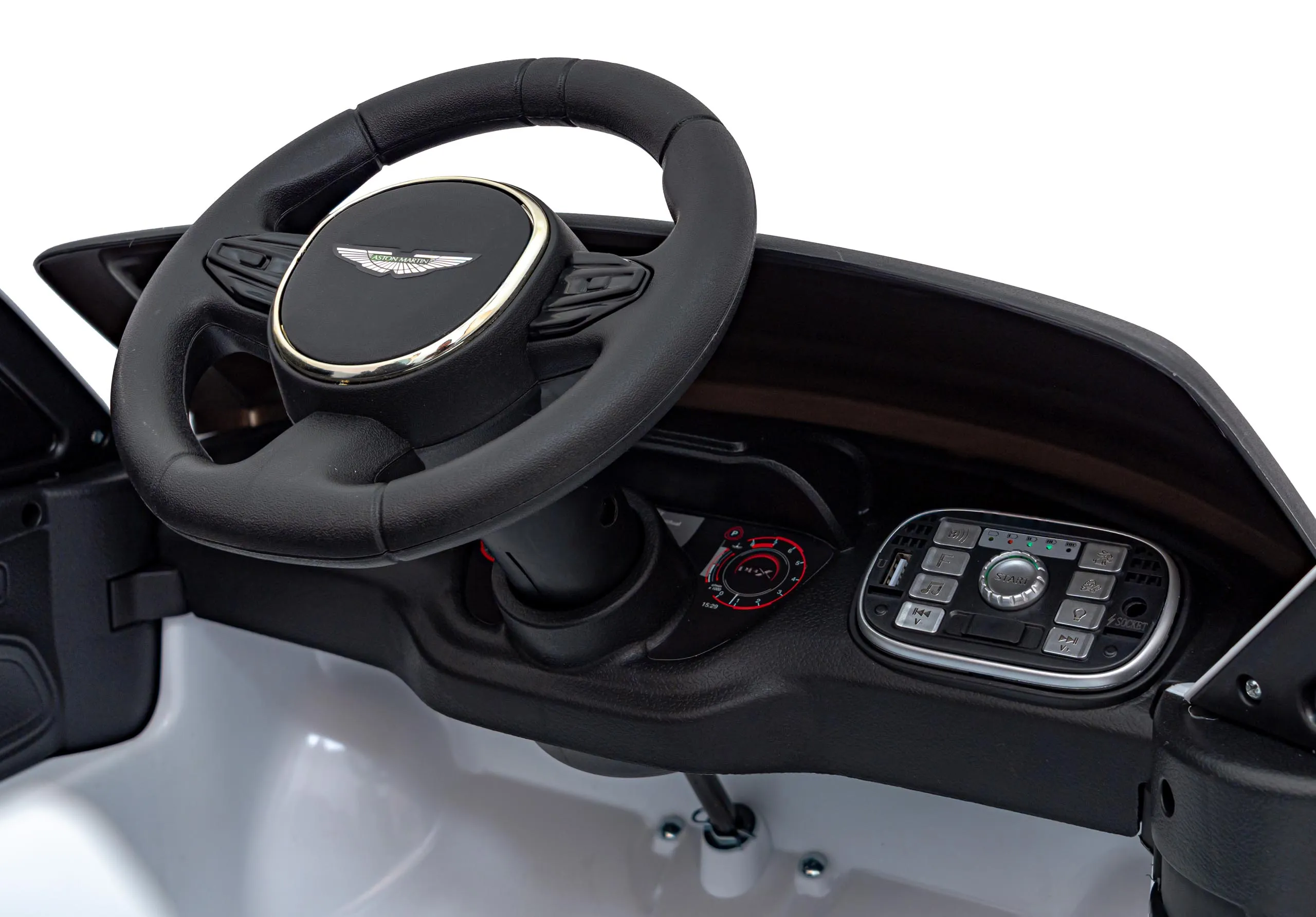 aston martin dbx, auto na akumulator, bijeli - slika 9