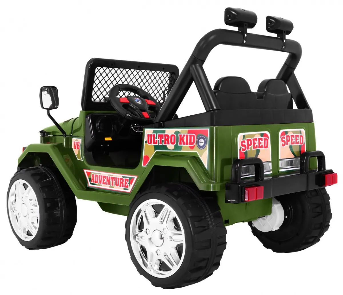 raptor auto na akumulator drifter, zeleni - slika 5