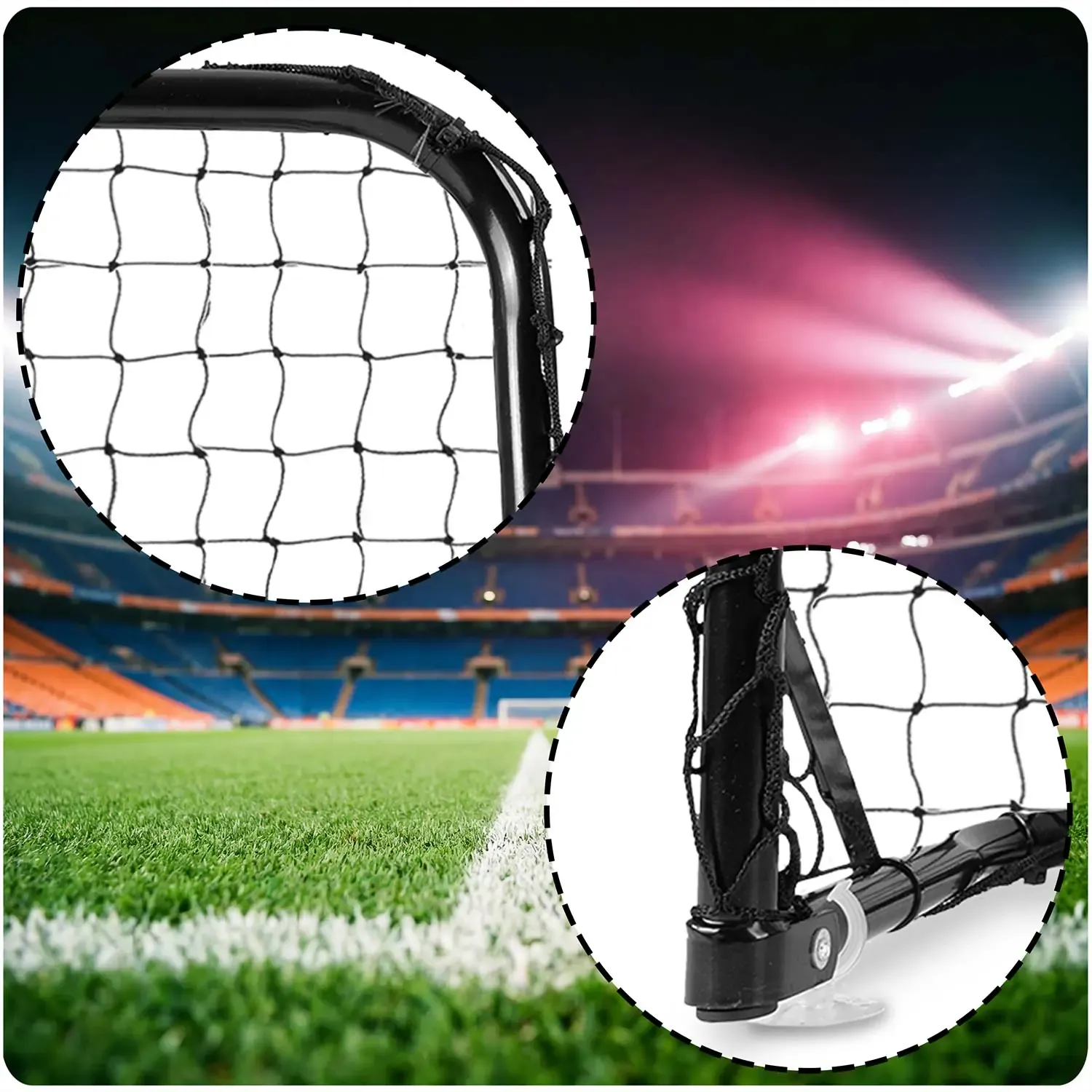 nogometni gol - set od 2 - 60 x 45 x 25 cm ns-486 - slika 6
