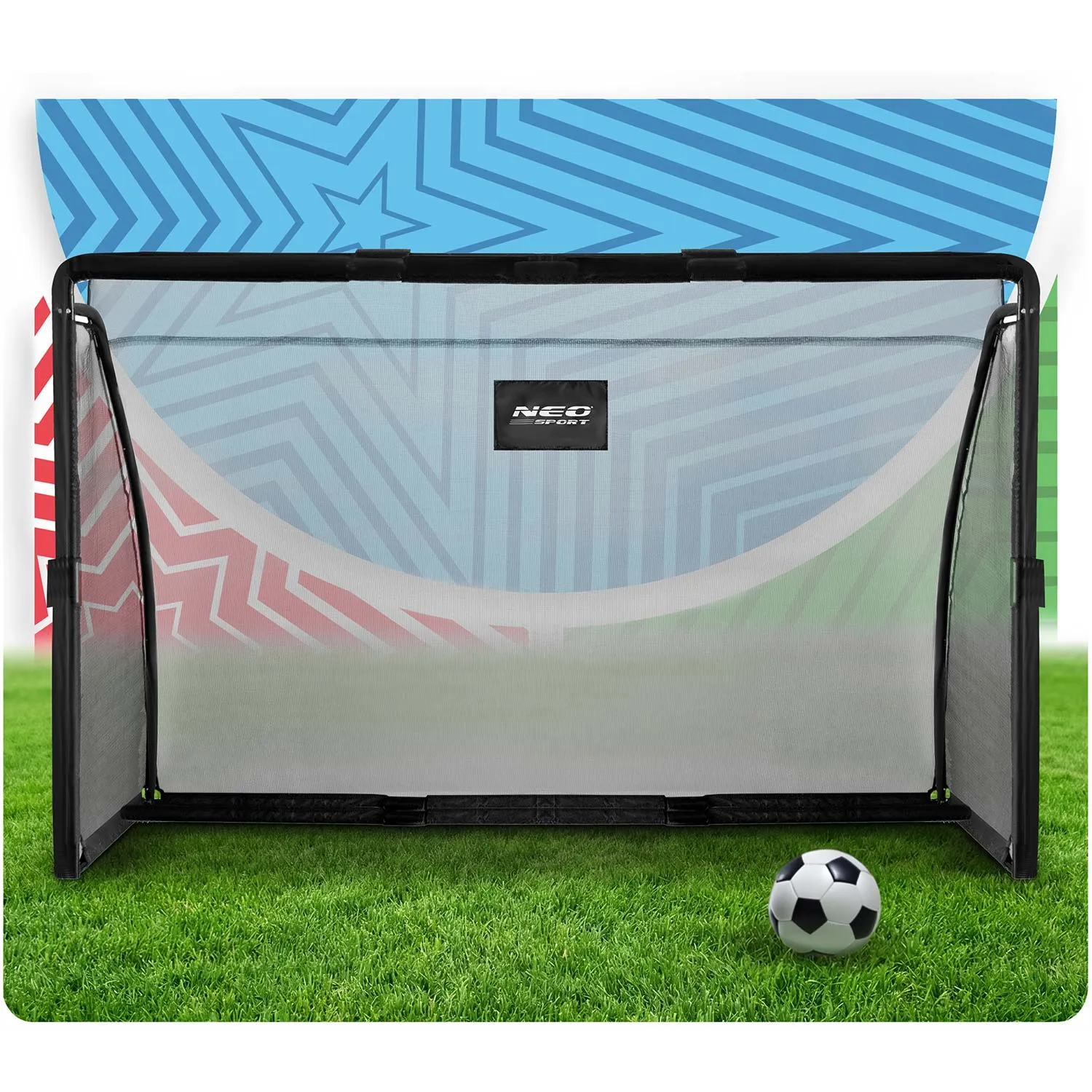 veliki nogometni gol 180 x 120 x 60 cm ns-487 - slika 9