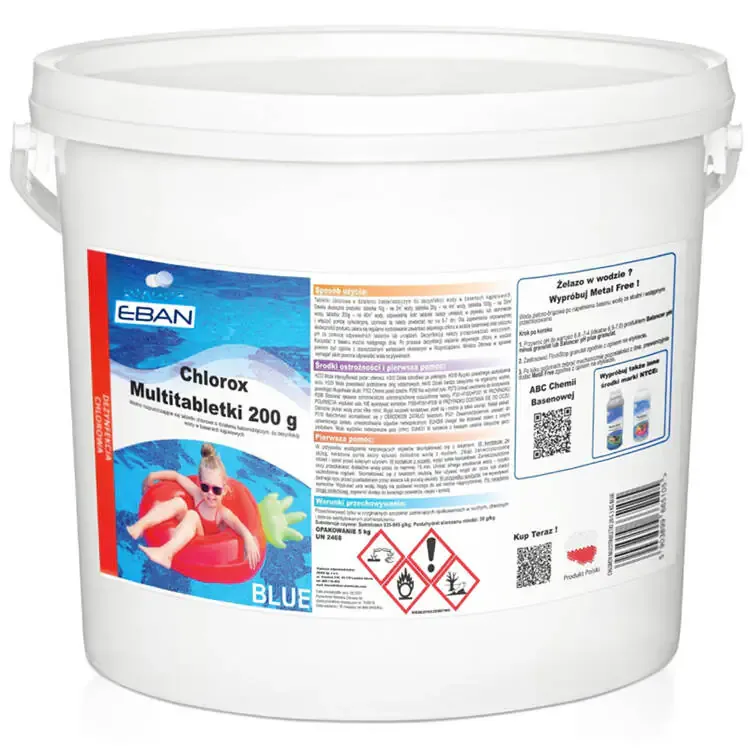 chlorox multitablete 5 kg plave kemikalije za bazen ba0568 - slika 2