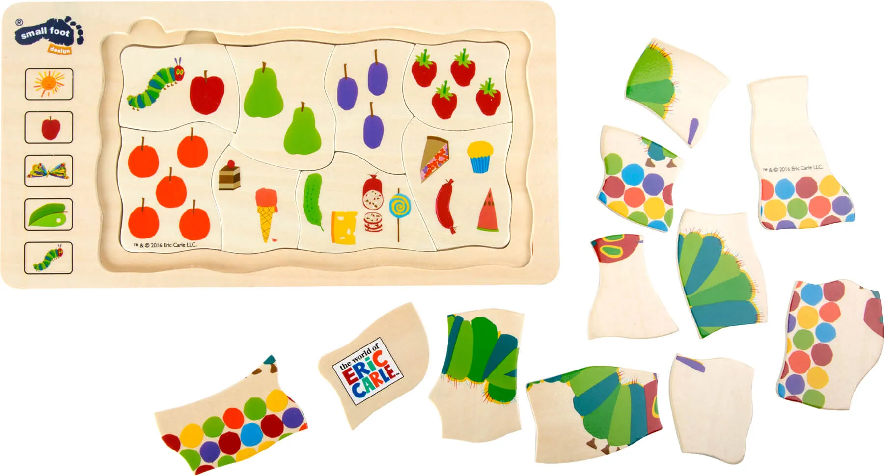 small foot puzzle slagalica "vrlo gladna gusjenica" - slika 3