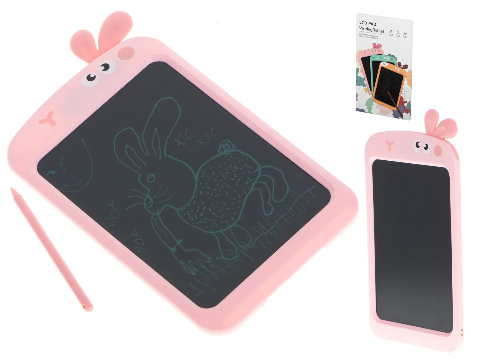tablet za crtanje zeko 8.5" rozi - slika 2