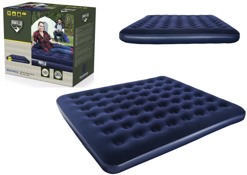 bestway 67004 madrac na napuhavanje za 2 osobe 203x183x22cm - slika 2