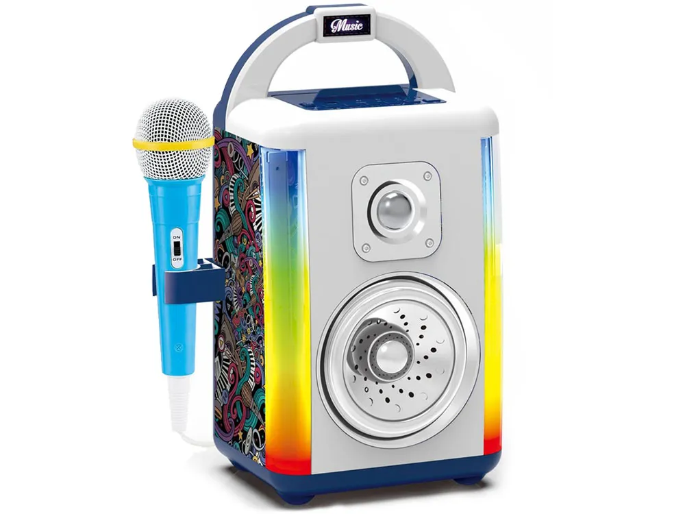 prijenosni zvučnik za karaoke s mikrofonom - slika 7