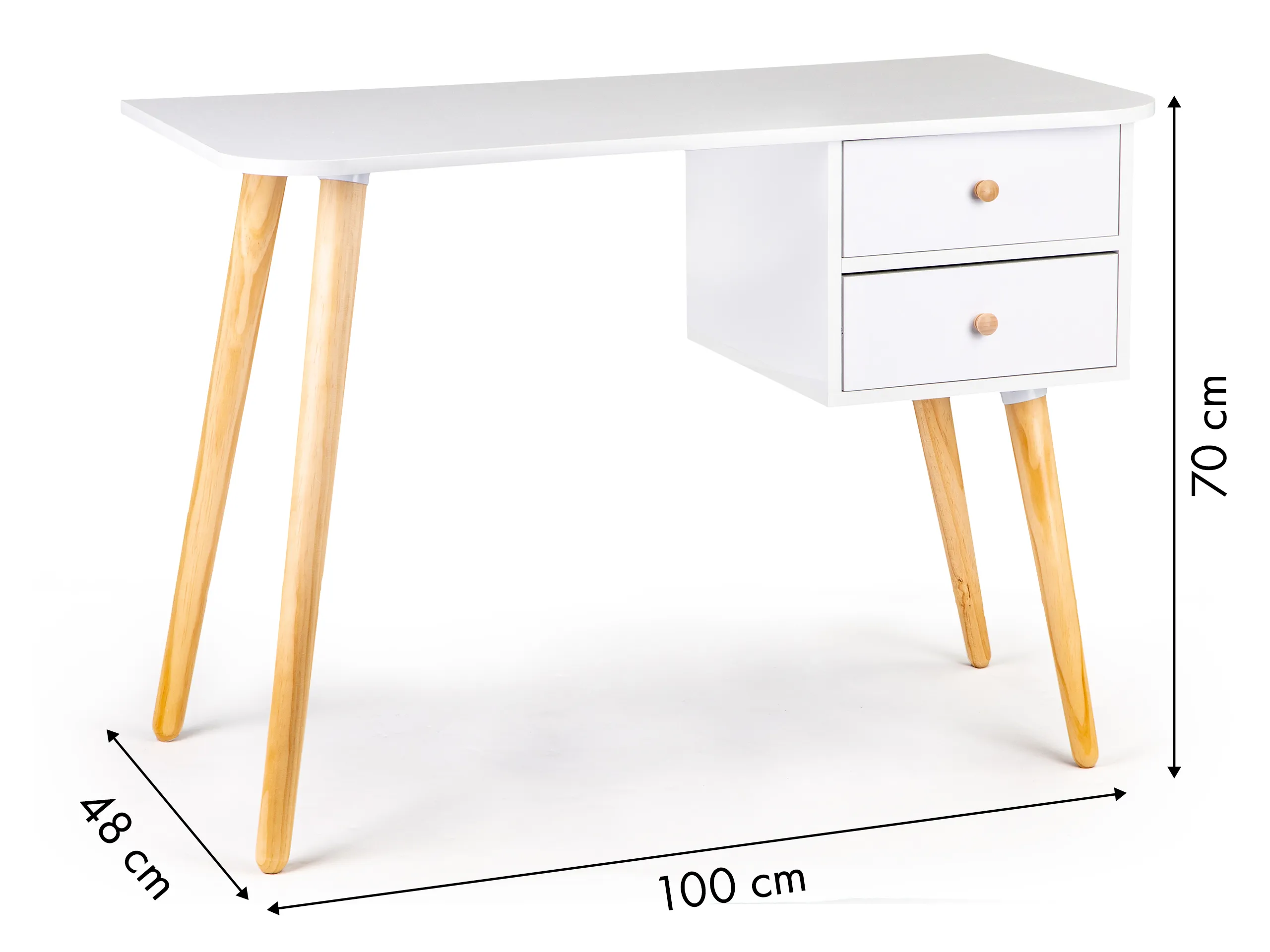 modernhome wyj-125 radni stol bijeli - slika 6