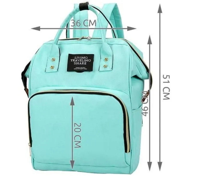 living torba ruksak mint - slika 10